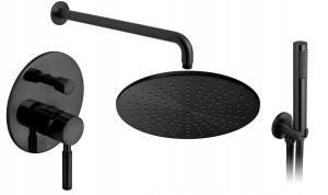 Vado Individual Origins zestaw z deszczownicą 30 czarny szczotkowany IND-SS-ORI1-BLK