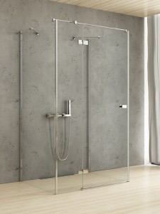 New Trendy Kabina przyścienna REFLEXA 100x110 DRZWI UCHYLNE LEWE EXK-1419