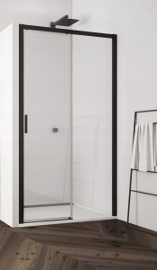 Sanswiss Ronal TOP-LINE S BLACK-LINE Drzwi wykonanie na wymiar od 100-180 cm przesuwane prawe TLS2DSM10607