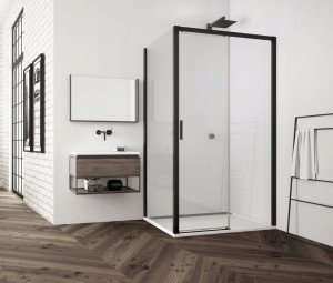 Sanswiss Ronal TOP-LINE S BLACK-LINE kabina 100x75 cm prawa TLS2D1000607+TOPF20750607