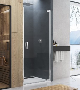 Sanswiss Ronal CADURA 90 cm drzwi prawe wahadłowe jednoczęściowe z profilem przyściennym CA1CD0905007+V2.CA.50