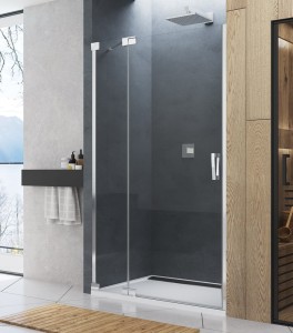 Sanswiss Ronal CADURA 90 cm drzwi lewe wahadłowe jednoczęściowe z elementem stałym w linii CA13G0905007+V2.CA.50