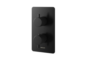 KOHLMAN AXEL BATERIA TERMOSTATYCZNA WANNOWO-NATRYSKOWA BLACK QW432AB