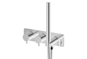 KOHLMAN AXEL BATERIA WANNOWA PODTYNKOWA Z TERMOSTATEM CHROM QW265A