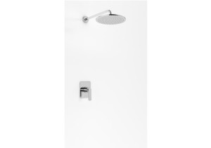 KOHLMAN EXPERIENCE ZESTAW PRYSZNICOWY PODTYNKOWY Z DESZCZOWNICĄ 30CM CHROM QW220EQ30