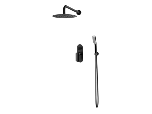 VEDO ALETTA NERO System natryskowy podtynkowy III czarny mat 30 cm Nr KAT: VBA5223/30/CZ