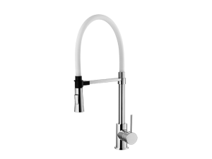 VEDO B-BIANCA Bateria zlewowa chrom/biały mat Nr KAT: 8086B/CH-BI