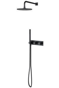 OMNIRES CONTOUR ANTRACYT zestaw prysznicowy podtynkowy SYSCT10AT