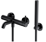 OMNIRES Y CZARNY bateria wannowa z zestawem prysznicowym Y1231BL