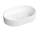 OMNIRES OVO M+ umywalka nablatowa biała 55 x 36 cm OVOUNBP