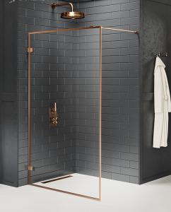 New Trendy AVEXA COPPER BRUSHED  Kabina Walk-in 6mm 50 cm  EXK-3794