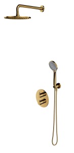 OMNIRES Y ZŁOTY system prysznicowy podtynkowy SYSYT05GL