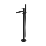 Excellent Pi bateria wannowa wolnostojąca czarny mat AREX.1255BL