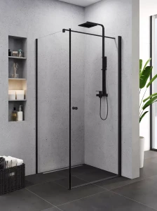 New Trendy SUPERIA BLACK kabina 90x80 cm K-0801