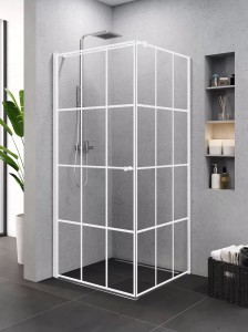 New Trendy SUPERIA WHITE kabina 90x90 cm lewa K-0794