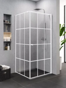 New Trendy SUPERIA WHITE kabina 90x90 cm prawa K-0795