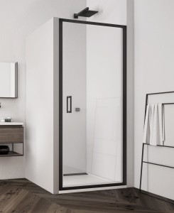 Sanswiss Ronal TOP-LINE S Drzwi jednoczęściowe Czarny mat 75 cm TLSP0750607