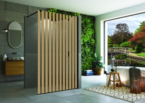 SANSWISS Ronal EASY STR4P BLACK LINE Japan ścianka Walk-in 90 cm STR4P0900682