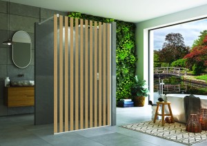 SANSWISS Ronal EASY STR4P WHITE LINE Japan ścianka Walk-in 90 cm STR4P0900982