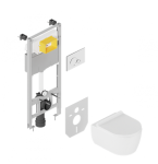 Excellent SHIRO 2.0 STELAŻ+PRZYCISK RINGO CHROM+MATA+WC DOTO PURE RIM 48 ZEPR.0722.02