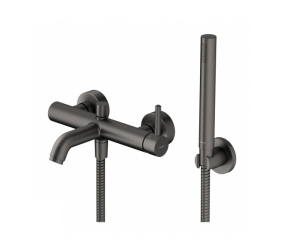 OMNIRES Y GRAFIT bateria wannowa z zestawem prysznicowym Y1231GR