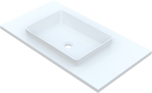 VAYER VELA A UMYWALKA  49x30 CM KONGLOMERAT+BLAT OCTANS A 141 CM