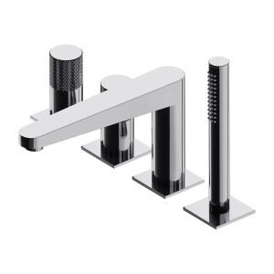 OMNIRES CONTOUR CHROM bateria wannowa 4-otworowa CT8032CR