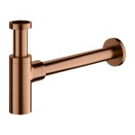OMNIRES syfon umywalkowy ozdobny miedź szczotkowana A186CPB