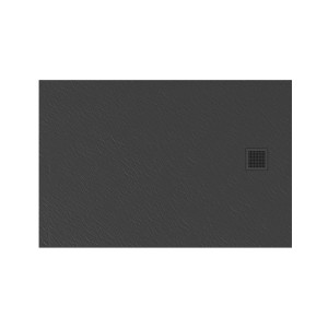New Trendy MORI brodzik KONGLOMERATOWY SZARY 100X80 B-0396