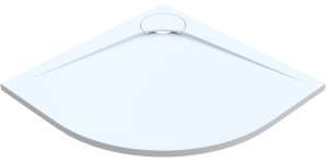 VAYER BOOMERANG BRODZIK PÓŁOKRĄGŁY 100x100 CM KONGLOMERAT