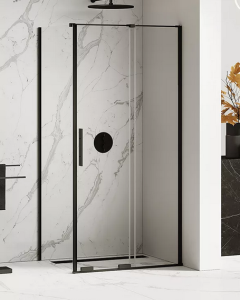 New Trendy SMART BLACK kabina prysznicowa 150x120 cm suwana EXK-4153