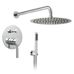 Vado Origins Zestaw prysznicowy podtynkowy z deszczownicą 30 cm ORI-MSS-A30-CP