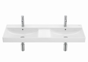 Roca Ona umywalka podwójna 1200 x 460 x 160 mm FINECERAMIC® A32768B000