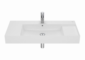 Roca INSPIRA umywalka biały mat 1000 x 490 x 120 mm FINECERAMIC® A32752A620
