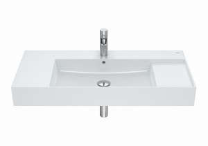 Roca INSPIRA umywalka Perłowa 1000 x 490 x 120 mm FINECERAMIC® A32752A630
