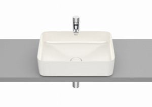 Roca INSPIRA umywalka Square beż 500 x 370 x 140 mm FINECERAMIC® A327530650