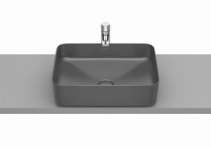 Roca INSPIRA umywalka Square onyks 500 x 370 x 140 mm FINECERAMIC® A327530640