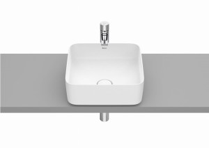 Roca INSPIRA umywalka biały mat 370 x 370 x 140 mm Square FINECERAMIC® A327532620