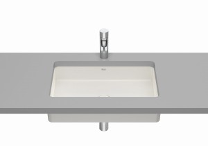 Roca INSPIRA Umywalka podblatowa Square beż 605 x 390 x 138 mm FINECERAMIC® A327535650