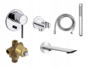 Kludi Bozz zestaw wannowy podtynkowy