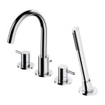 OMNIRES Y chrom bateria wannowa 4-otworowa Y1232CR