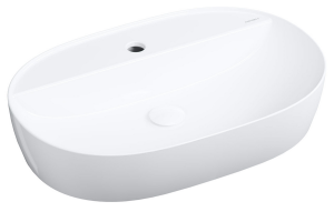 OMNIRES ATLANTA umywalka nablatowa biała połysk 51 x 39 ATLANTA505BP