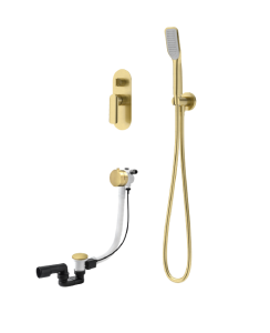 VEDO ALETTA SPAZZO System wannowy podtynkowy I złoto szczotkowane Nr KAT: VBA5241/SZ