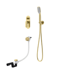 VEDO ALETTA SPAZZO System wannowy podtynkowy II złoto szczotkowane  Nr KAT: VBA5242/SZ 