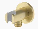 VEDO ALETTA SPAZZO Przyłącze kątowe z uchwytem złoto szczotkowane Nr KAT: VSN0026/SZ