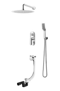 VEDO ALETTA System wannowo-natryskowy podtynkowy II 30 cm chrom VBA5232/30/CH