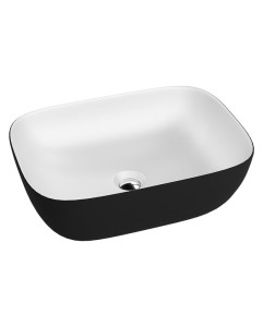 LAVITA umywalka nablatowa Costa White/Black