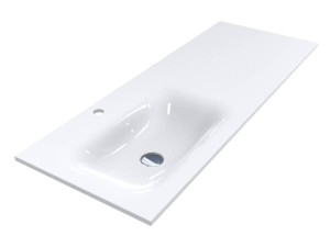 MIRAGGIO JESSEL L umywalka nablatowa 120x45 cm  0001057 