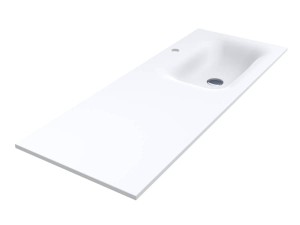 MIRAGGIO JESSEL P umywalka nablatowa 120x45 cm 0001056