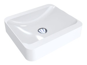 MIRAGGIO GENEVA umywalka nablatowa 44,5x39,5 cm 0000201